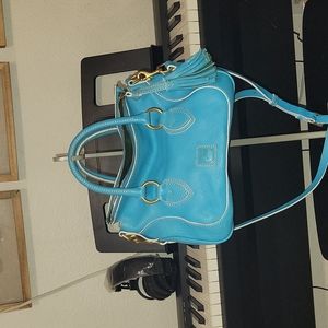 Dooney & Bourke Blue Mini Florentine Satchel